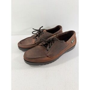Vintage Eastland Falmouth Oxford Boat Shoes Mens 11.5 D Brown Leather Casual
